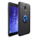 Защитный чехол UniCase Magnetic Ring для Samsung Galaxy J4 2018 (J400) - Black / Blue (149631BL). Фото 1 из 12