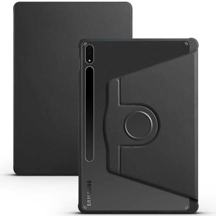 Защитный чехол UniCase Rotary Stand для Samsung Galaxy Tab S10 Plus - Black: фото 1 из 5