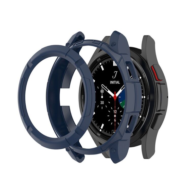 Захисний чохол UniCase Silicone Cover для Samsung Galaxy Watch 4 Classic (46mm) - Midnight Blue: фото 5 з 9