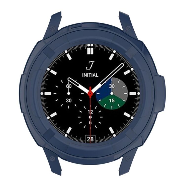 Захисний чохол UniCase Silicone Cover для Samsung Galaxy Watch 4 Classic (46mm) - Midnight Blue: фото 1 з 9