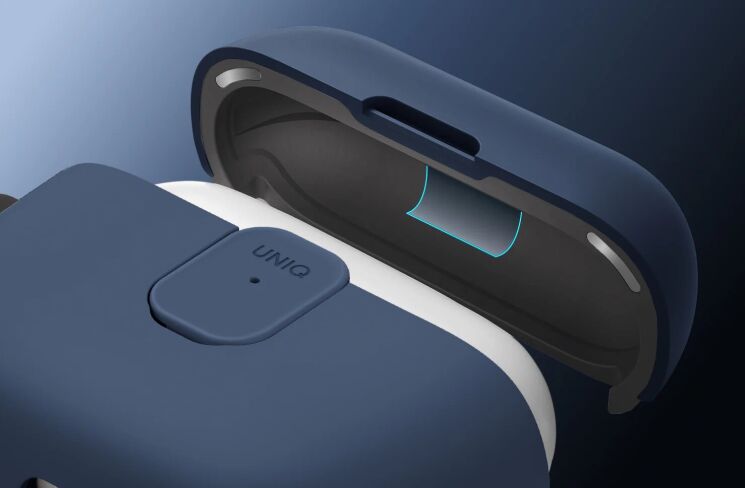 Защитный чехол UNIQ Clyde для AirPods Pro 3 - Grey: фото 7 из 8