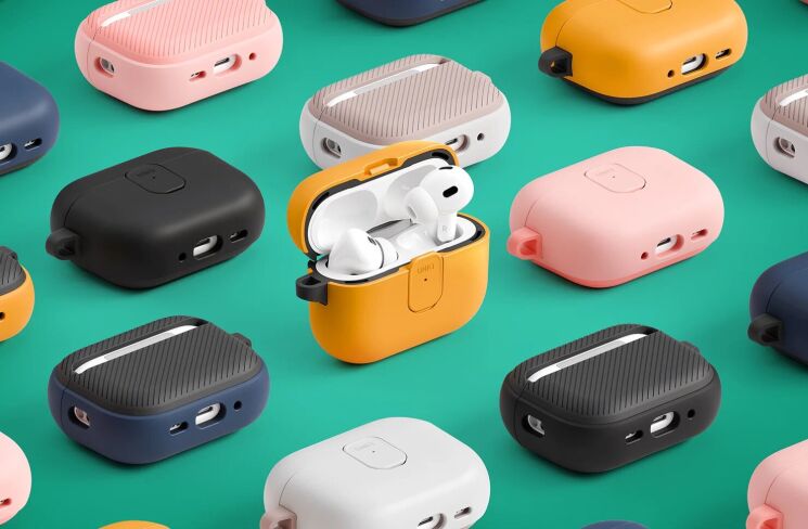 Защитный чехол UNIQ Clyde для AirPods Pro 3 - Grey: фото 8 из 8