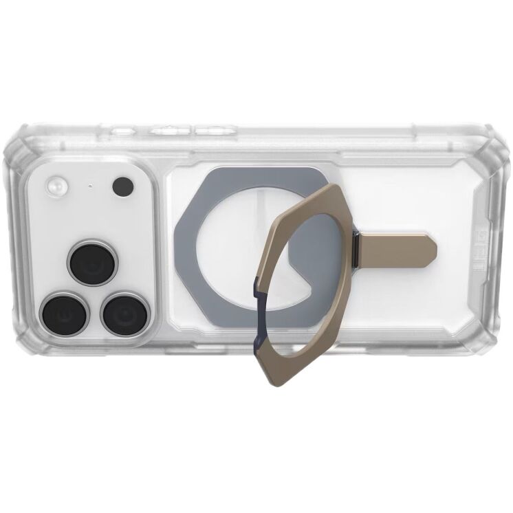 Защитный чехол URBAN ARMOR GEAR Plasma XTE MagSafe для iPhone 17 Pro (114527114G36) - Clear / Titanium: фото 4 из 13