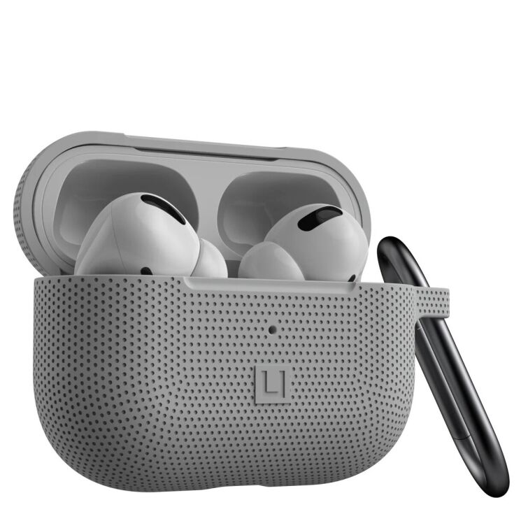 Захисний чохол URBAN ARMOR GEAR (UAG) [U] Dot Silicone Case для Apple AirPods Pro - Grey: фото 1 з 10