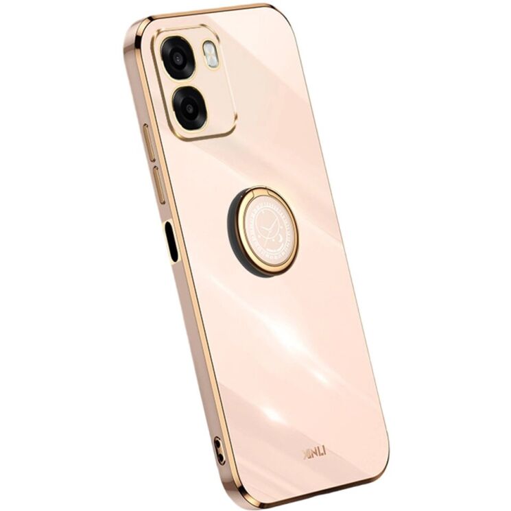 Захисний чохол XINLI Porcelain Ring для OPPO A6x - Pink: фото 1 з 6