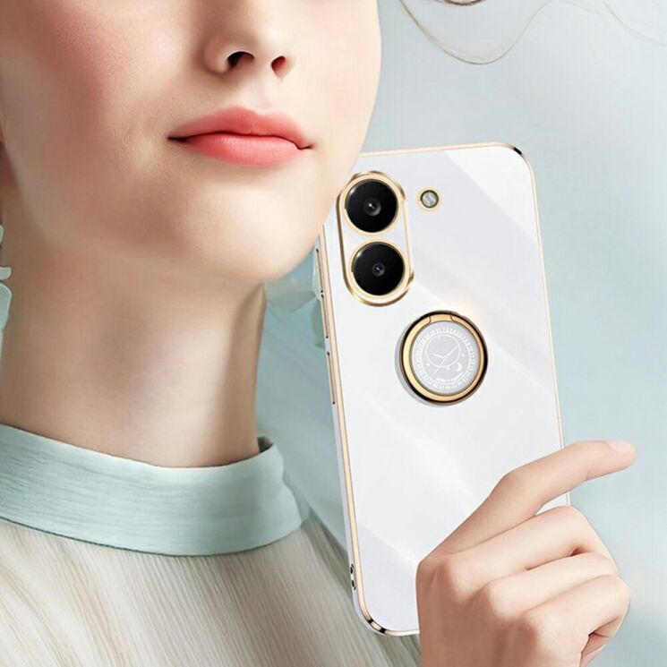 Защитный чехол XINLI Porcelain Ring для Xiaomi Poco X8 Pro - Cyan (409057C) Защитный чехол XINLI Porcelain Ring для Xiaomi Poco X8 Pro - Cyan: фото 4 из 6
