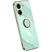 Защитный чехол XINLI Porcelain Ring для Xiaomi Poco X8 Pro - Cyan: фото 1 из 6