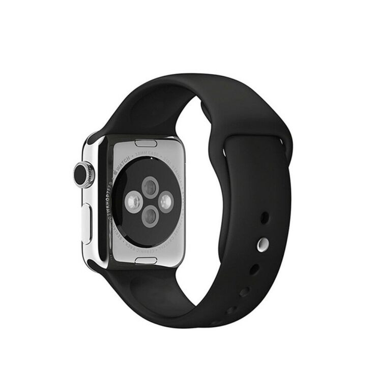 Ремешок UniCase Original Style для Apple Watch 42 (Series 10/11) / 41 / 40 / SE 40 / 38 - Black (236204A) Ремешок UniCase Original Style для Apple Watch 42 (Series 10/11) / 41 / 40 / SE 40 / 38 - Black: фото 3 из 8