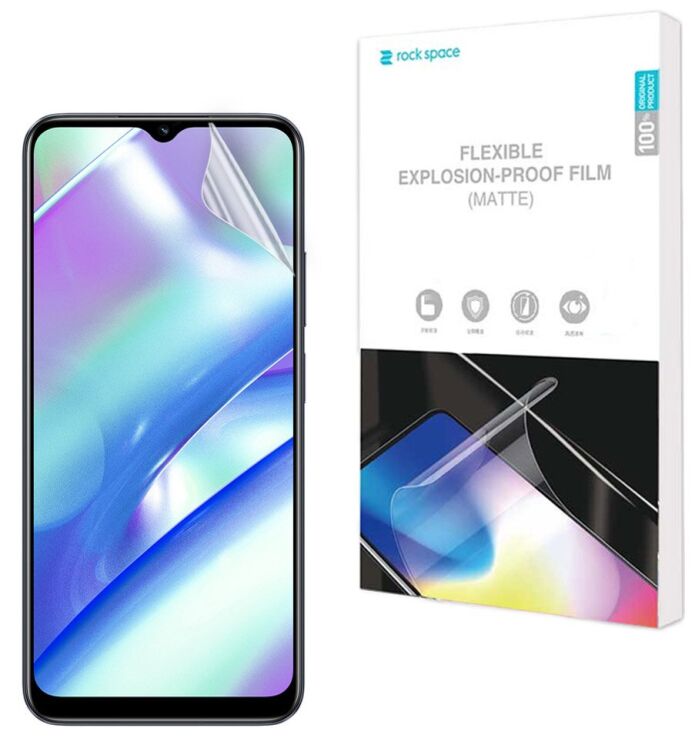 Антиблікова плівка на екран RockSpace Explosion-Proof Matte для Realme C33: фото 1 з 8