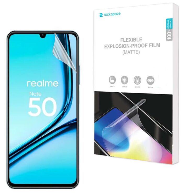 Антиблікова плівка на екран RockSpace Explosion-Proof Matte для Realme Note 50: фото 1 з 8