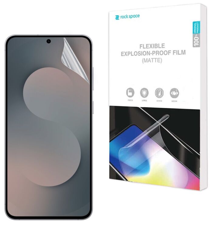 Антибликовая пленка на экран RockSpace Explosion-Proof Matte для Samsung Galaxy S25 FE (S731): фото 1 из 8