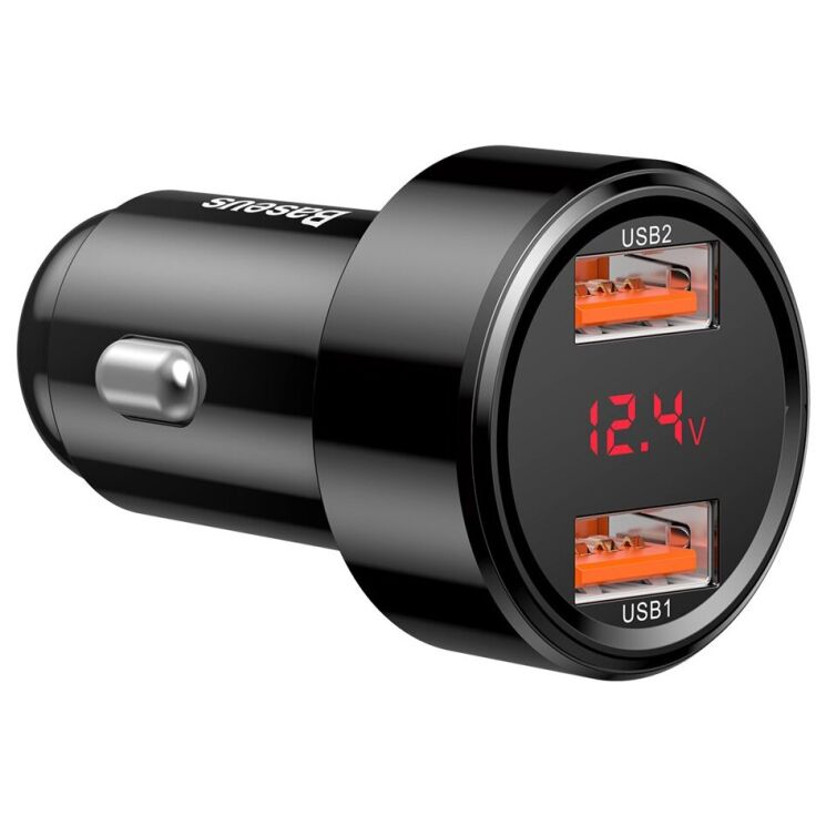 Автомобильное зарядное устройство Baseus Magic Series Dual QC (45W) CCMLC20A-01 - Black: фото 5 из 17