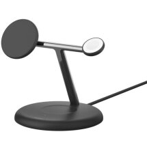 Беспроводное зарядное устройство Belkin BoostCharge Pro 3 in 1 Qi2 15W (WIZ023TTBK) - Black: фото 1 из 5