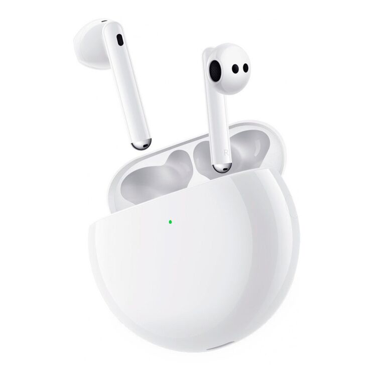 Бездротові навушники HUAWEI FreeBuds 4 - Ceramic White: фото 2 з 14