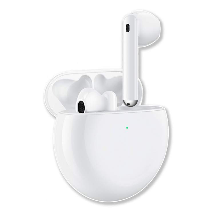 Бездротові навушники HUAWEI FreeBuds 4 - Ceramic White: фото 1 з 14