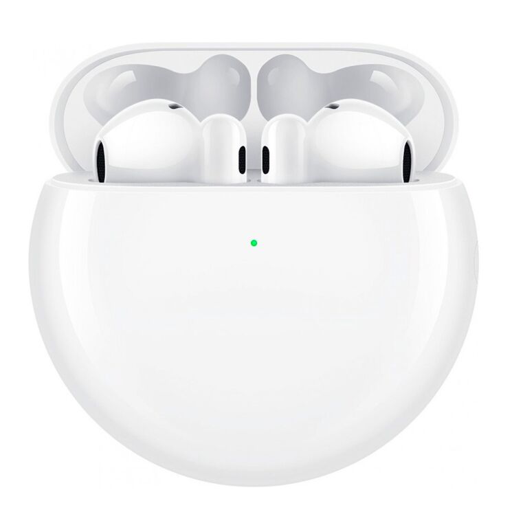Бездротові навушники HUAWEI FreeBuds 4 - Ceramic White: фото 7 з 14