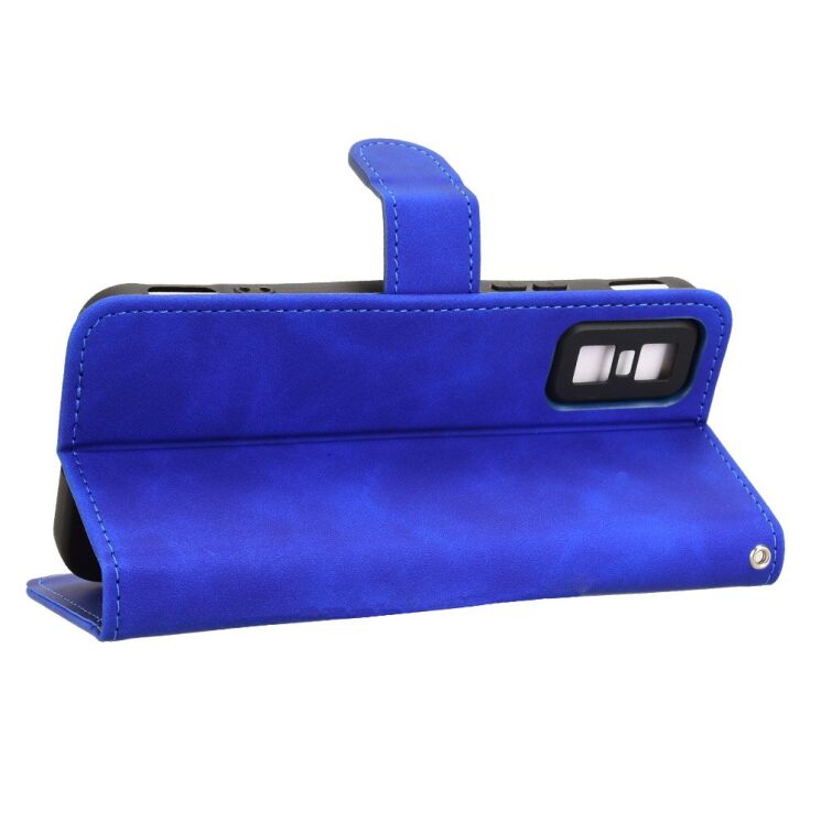 Чехол Deexe Classic Wallet для Infinix GT 30 Pro - Blue: фото 3 из 7