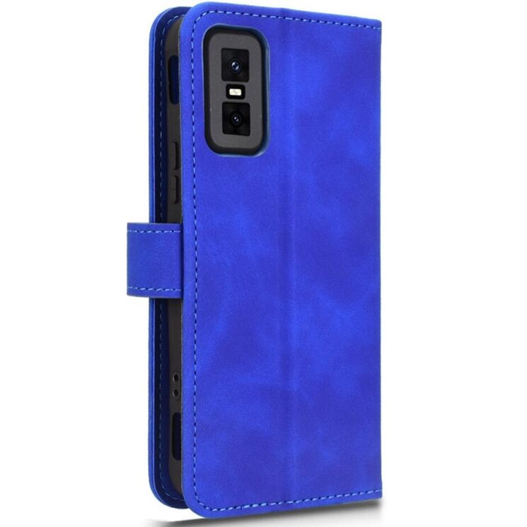 Чехол Deexe Classic Wallet для Infinix GT 30 Pro - Blue: фото 6 из 7