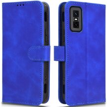 Чехол Deexe Classic Wallet для Infinix GT 30 Pro - Blue: фото 1 из 7