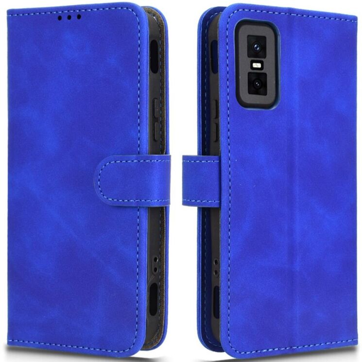Чехол Deexe Classic Wallet для Infinix GT 30 Pro - Blue: фото 1 из 7
