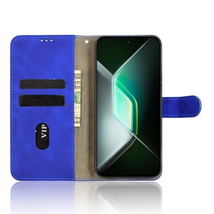 Чехол Deexe Classic Wallet для Infinix GT 30 Pro - Blue: фото 2 из 7