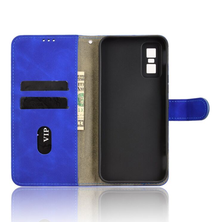 Чехол Deexe Classic Wallet для Infinix GT 30 Pro - Blue: фото 4 из 7