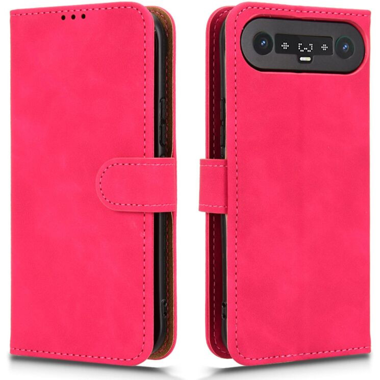 Чехол Deexe Classic Wallet для TECNO Camon Slim - Rose: фото 1 из 4