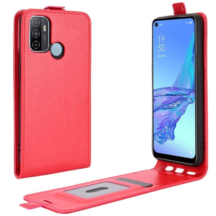 Чехол Deexe Flip Case для OPPO A53 - Red: фото 1 из 13