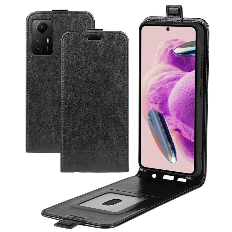 Чохол Deexe Flip Case для Xiaomi Redmi Note 12S - Black: фото 6 з 10