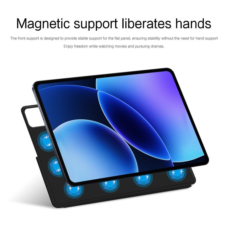 Чехол Deexe Origami Stand для Xiaomi Pad 8 / Pad 8 Pro - Black: фото 5 из 10