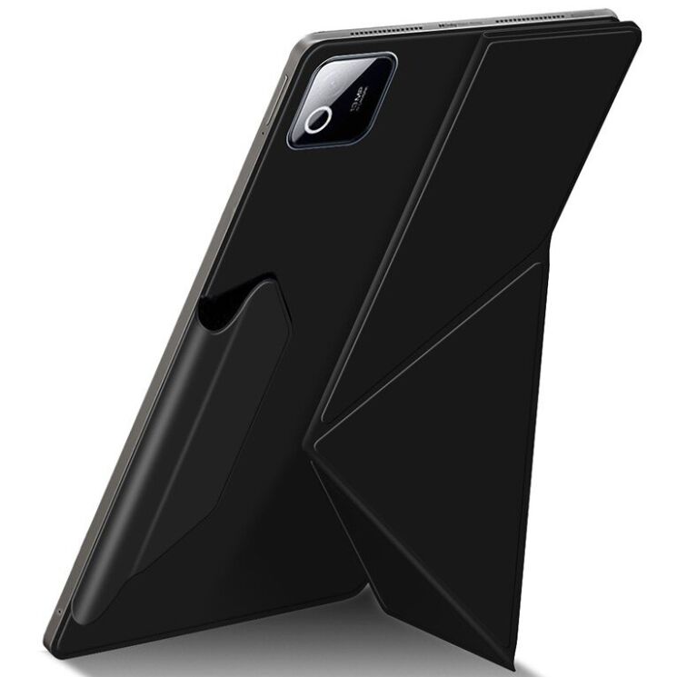 Чехол Deexe Origami Stand для Xiaomi Pad 8 / Pad 8 Pro - Black: фото 2 из 10