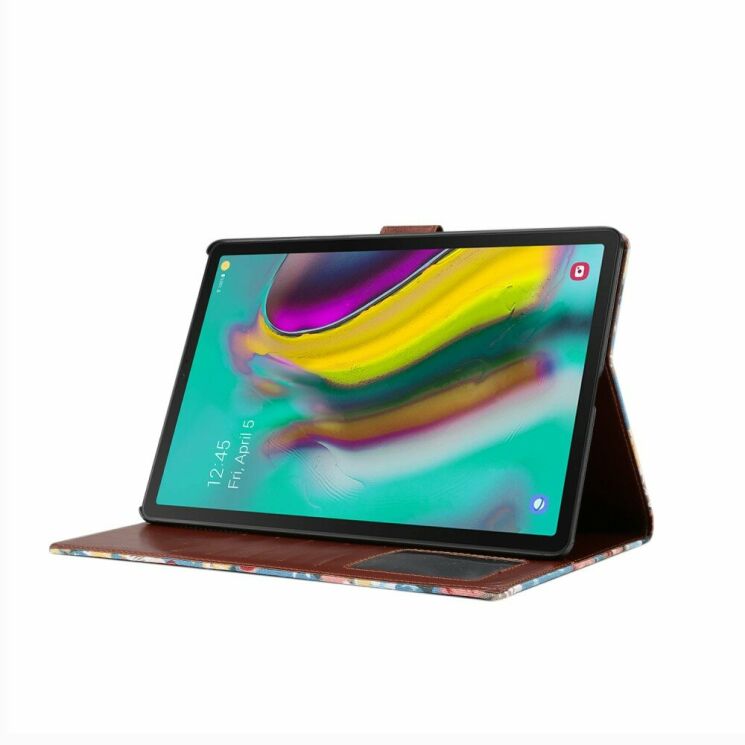 Чохол Deexe Peony Pattern для Samsung Galaxy Tab S5e 10.5 (T720/725) - Blue (217410L) Чохол Deexe Peony Pattern для Samsung Galaxy Tab S5e 10.5 (T720/725) - Blue: фото 5 з 6