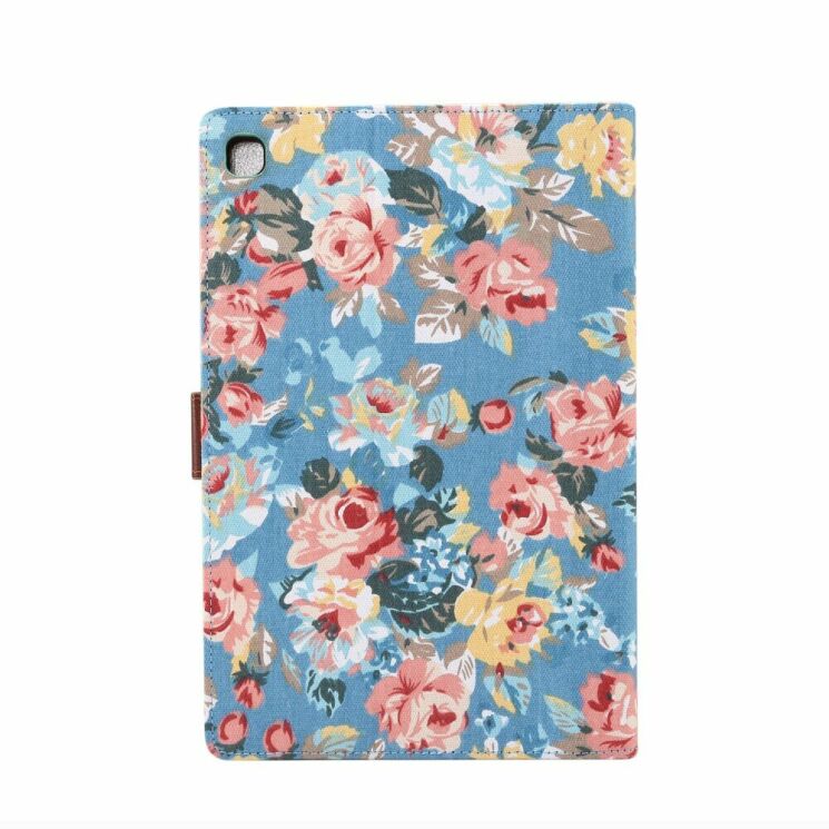 Чохол Deexe Peony Pattern для Samsung Galaxy Tab S5e 10.5 (T720/725) - Blue (217410L) Чохол Deexe Peony Pattern для Samsung Galaxy Tab S5e 10.5 (T720/725) - Blue: фото 3 з 6