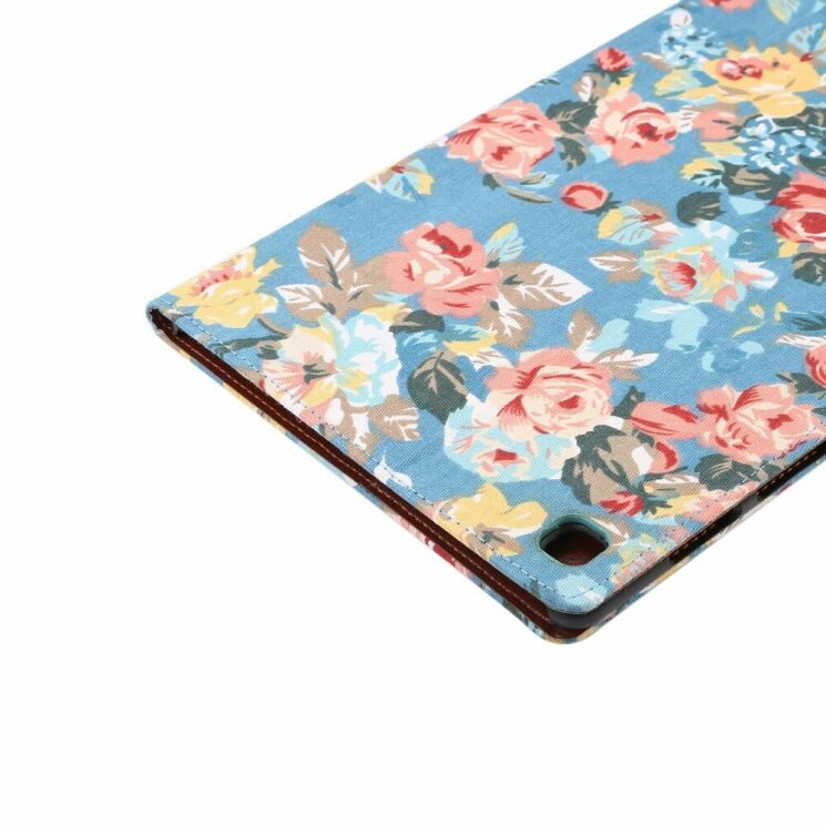 Чохол Deexe Peony Pattern для Samsung Galaxy Tab S5e 10.5 (T720/725) - Blue (217410L) Чохол Deexe Peony Pattern для Samsung Galaxy Tab S5e 10.5 (T720/725) - Blue: фото 6 з 6