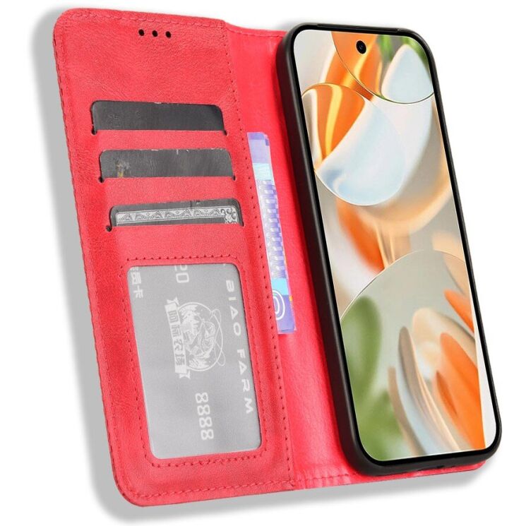 Чохол Deexe Retro Style для Google Pixel 10 Pro XL - Red: фото 6 з 18