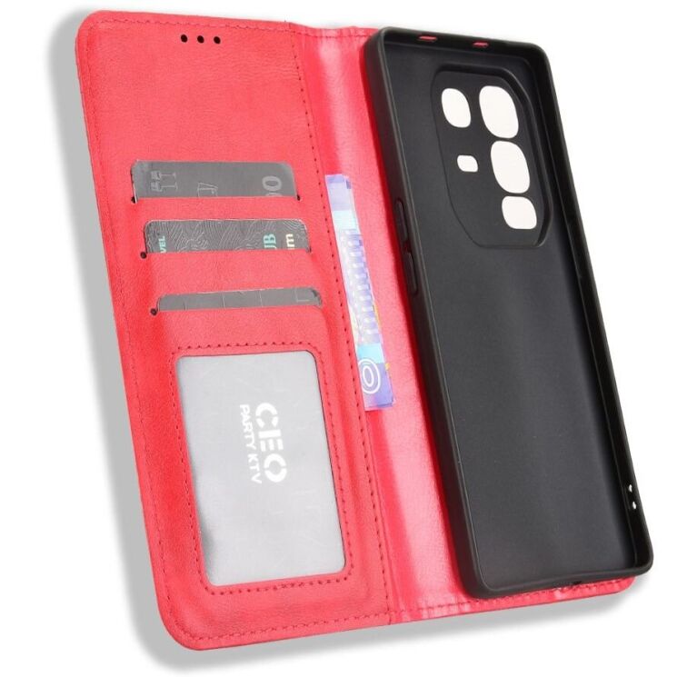 Чехол Deexe Retro Style для Infinix Note 50 Pro Plus - Red: фото 4 из 18