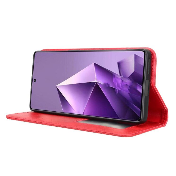 Чехол Deexe Retro Style для Infinix Note 50 Pro Plus - Red: фото 6 из 18