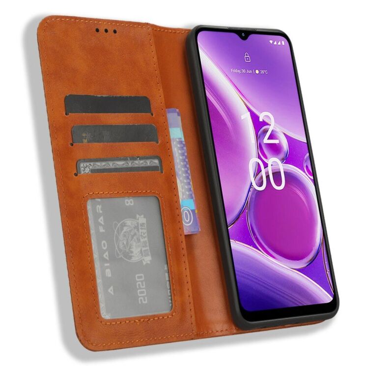 Чехол Deexe Retro Style для Nokia G42 - Brown: фото 2 из 6