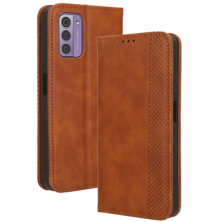 Чехол Deexe Retro Style для Nokia G42 - Brown: фото 1 из 6