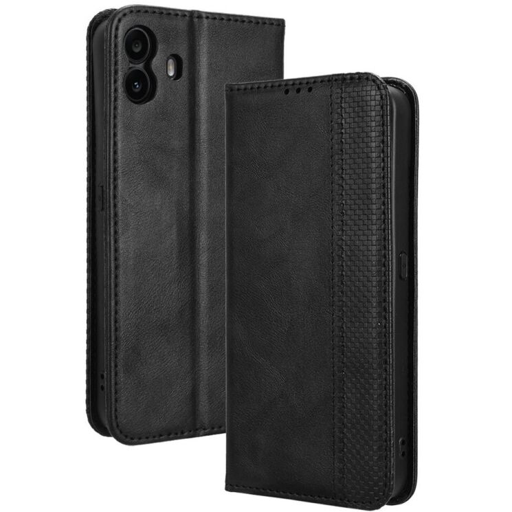 Чехол Deexe Retro Style для Nothing CMF Phone 1 - Black: фото 1 из 7