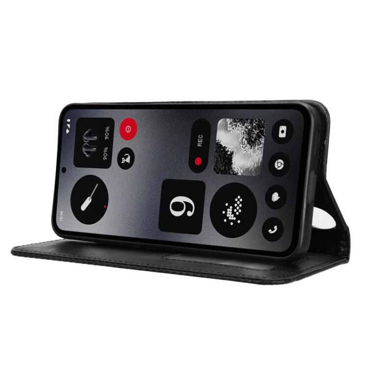 Чехол Deexe Retro Style для Nothing CMF Phone 1 - Black: фото 3 из 7