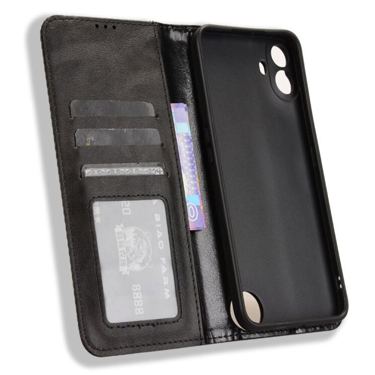 Чехол Deexe Retro Style для Nothing CMF Phone 1 - Black: фото 4 из 7