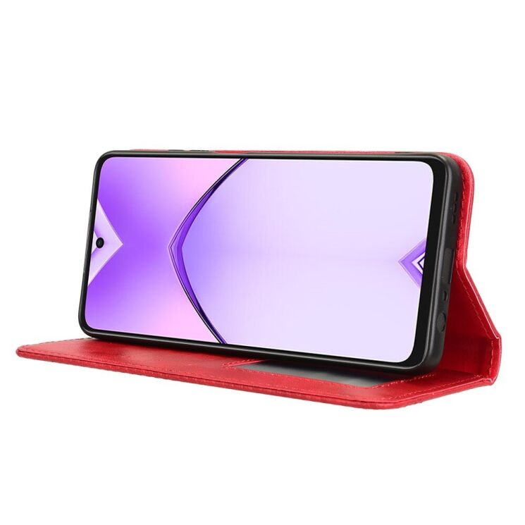 Чехол Deexe Retro Style для OPPO A3x / A3 / A40m - Red: фото 3 из 7