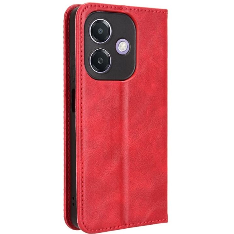 Чехол Deexe Retro Style для OPPO A3x / A3 / A40m - Red: фото 6 из 7