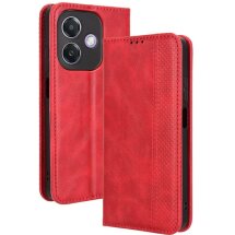 Чехол Deexe Retro Style для OPPO A3x / A3 / A40m - Red: фото 1 из 7