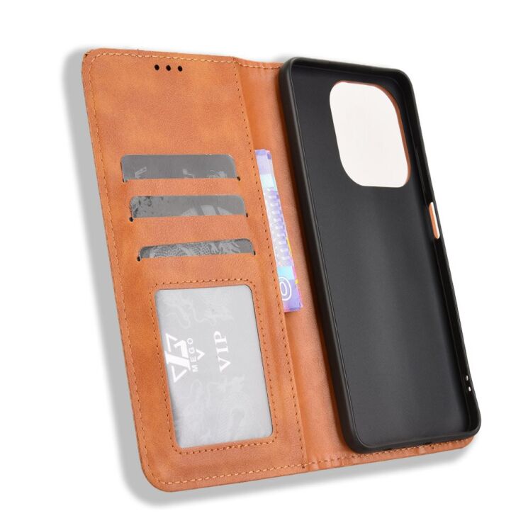 Чохол Deexe Retro Style для OPPO A5x - Brown: фото 4 з 16