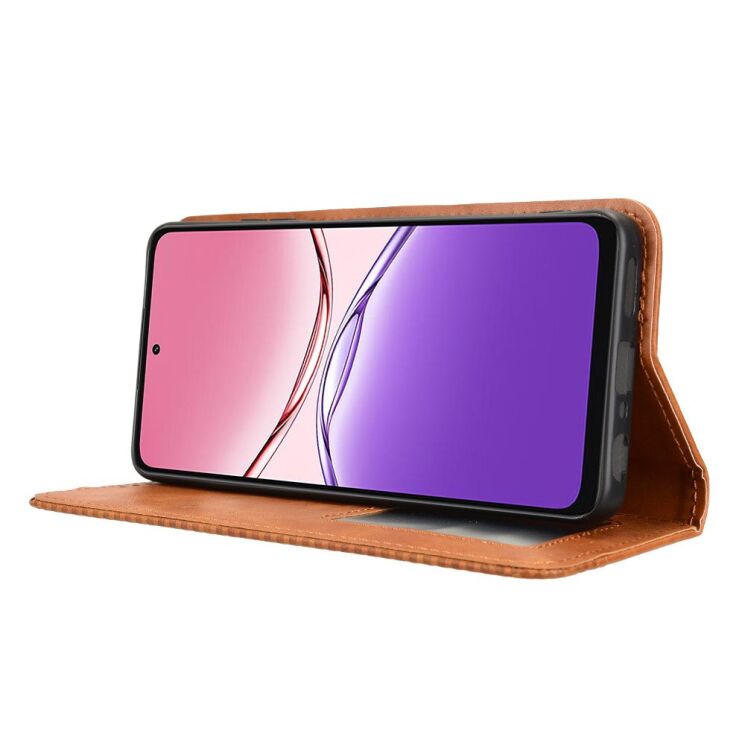 Чохол Deexe Retro Style для OPPO A5x - Brown: фото 6 з 16
