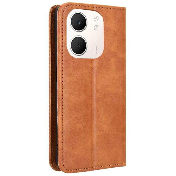Чохол Deexe Retro Style для OPPO A5x - Brown: фото 7 з 16