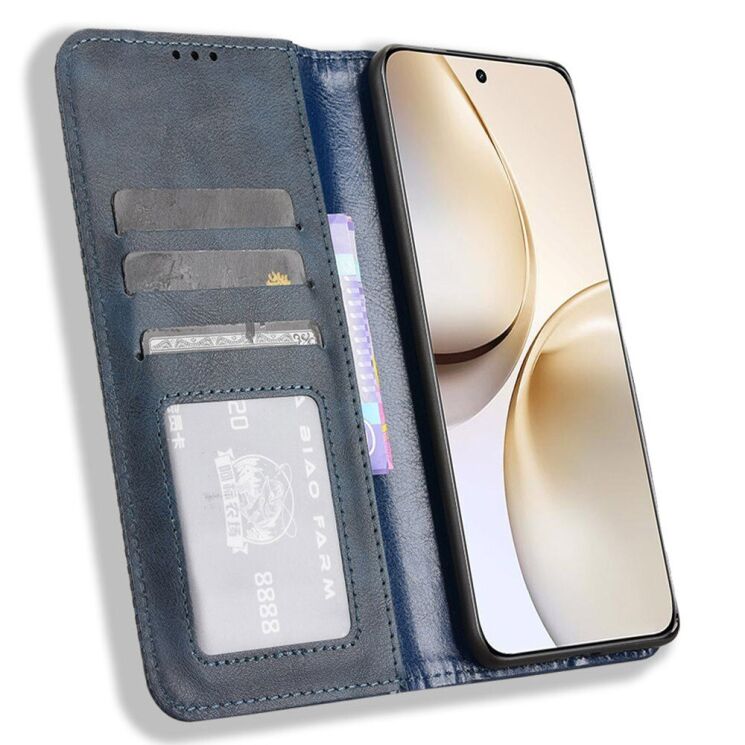 Чехол Deexe Retro Style для Realme 14 Pro Plus - Blue: фото 2 из 7