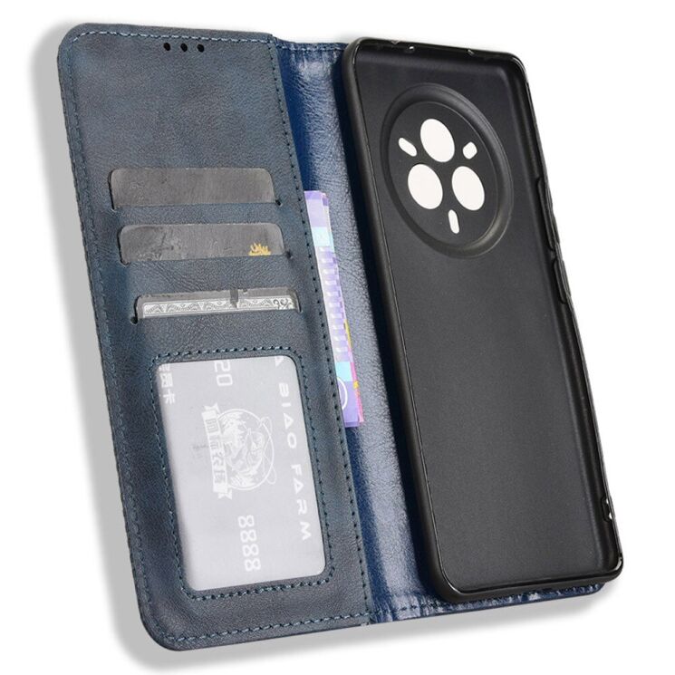 Чехол Deexe Retro Style для Realme 14 Pro Plus - Blue: фото 4 из 7